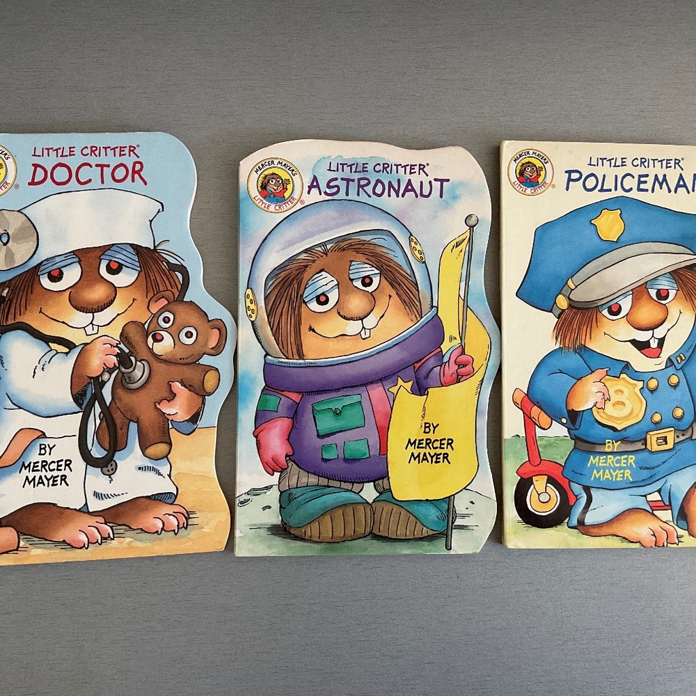 LITTLE CRITTER  3 books by Mercy Mayer